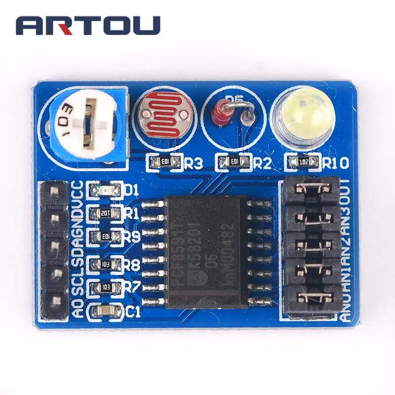 Модуль аналогового цифрового преобразователя PCF8591 AD/DA 1 шт.|ad/da converter|ad modulead converter