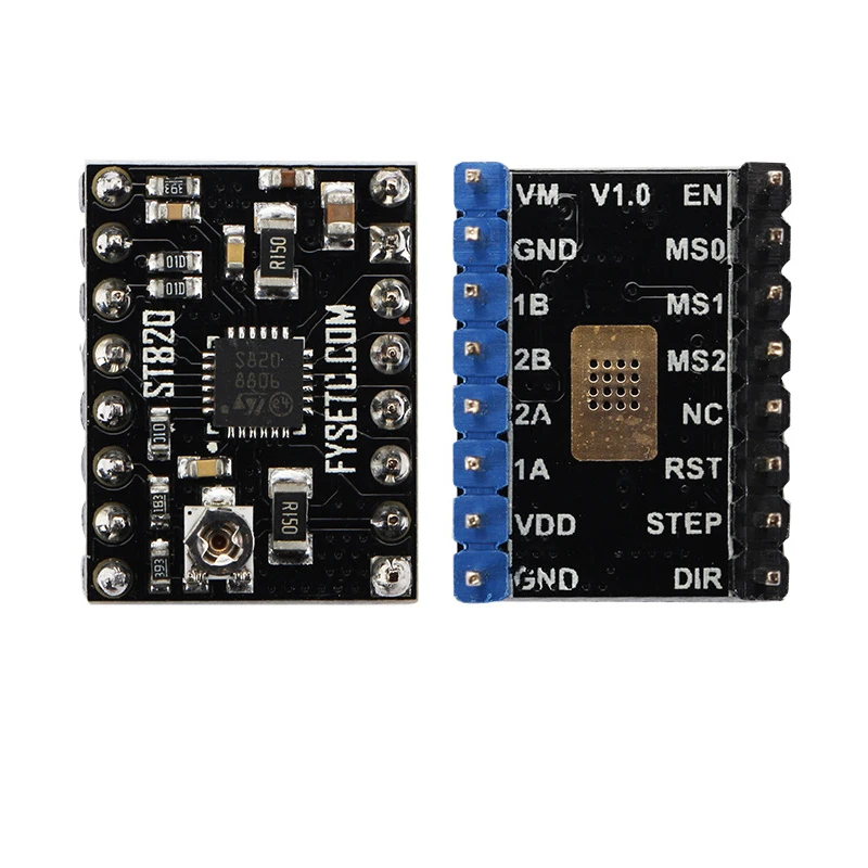 5pcs ST820 Stepper Motor Driver Stepstick Smallest 45V 256 Microstepping Peak 2.5A RAMPS Based on STSPIN820 for 3d printer parts |