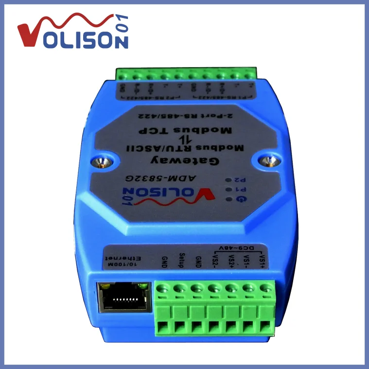 Профессиональный Шлюз MODBUS промышленный Уровень 2 порта Rs485/422 Modbus RTU к TCP|Запчасти