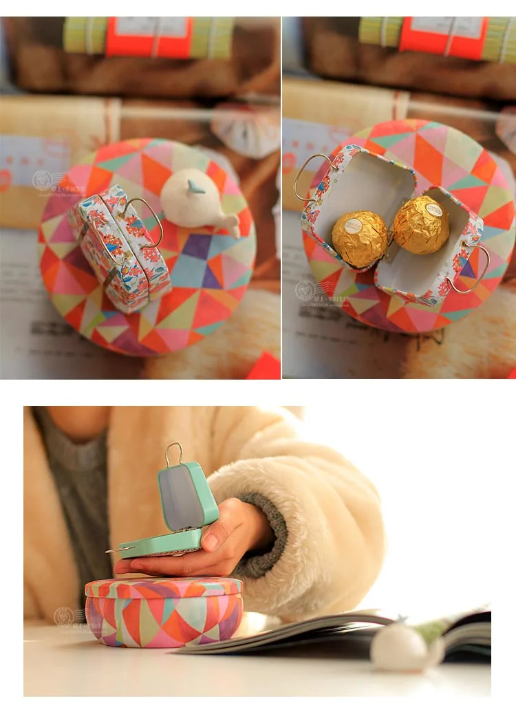 Жестяная коробка для сумок большого размера/коробка конфет/жестяная