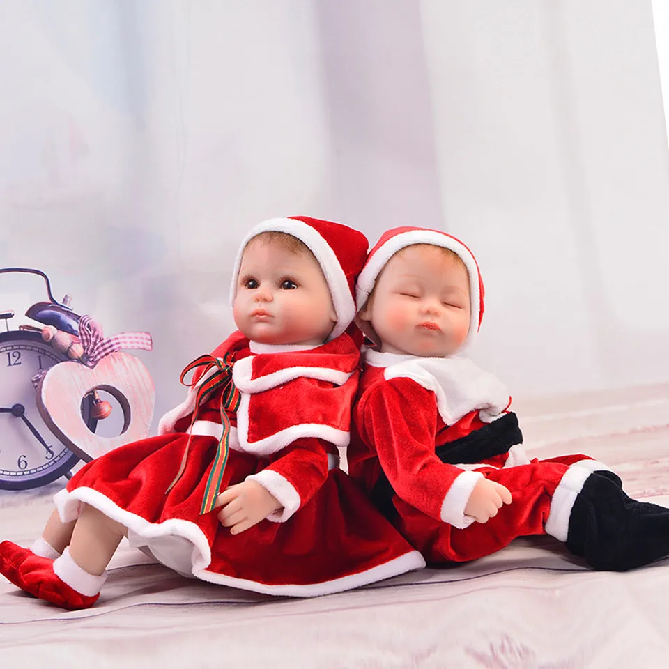 2018 Оптовая Продажа 17 дюймов 43 см реалистичные Близнецы Reborn Baby Doll Мягкие