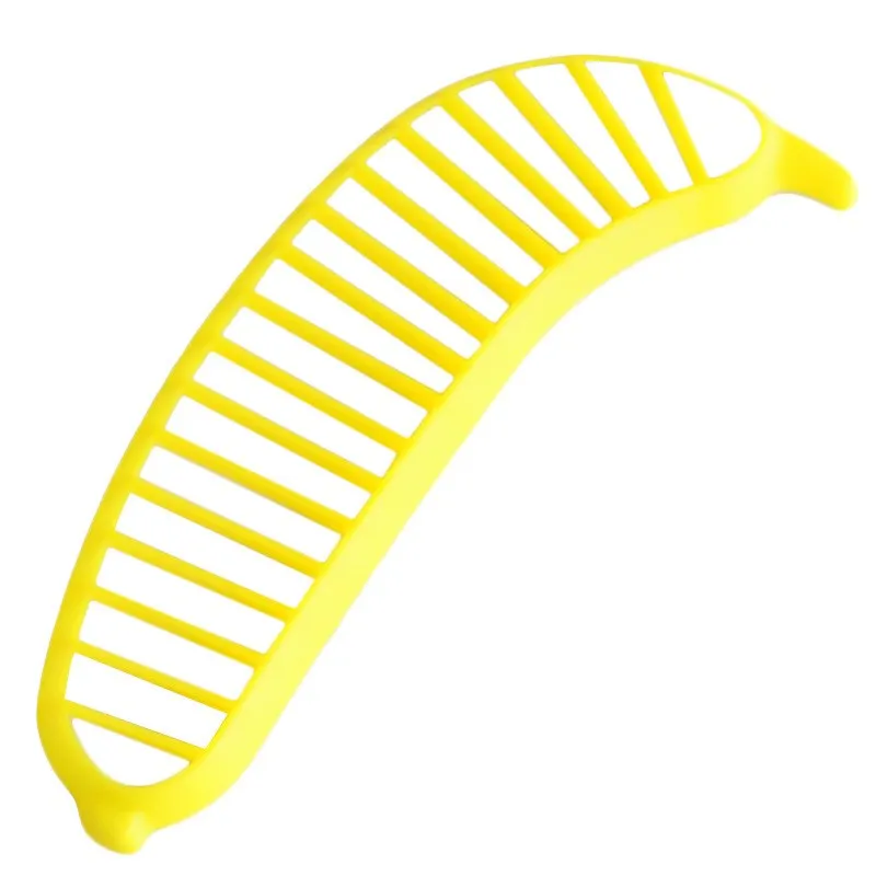1 шт. Пластик Банан Slicer фрукты овощной салат Maker Cutter Чоппер Кухня Пособия по