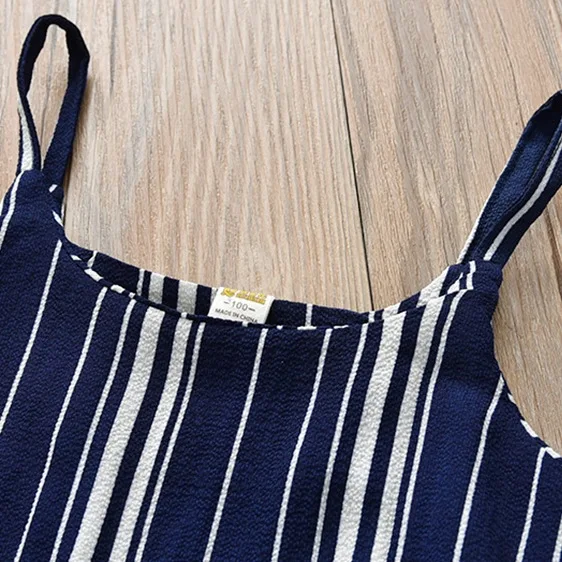 Новый детский комплект одежды для девочек топ на бретельках + укороченные брюки