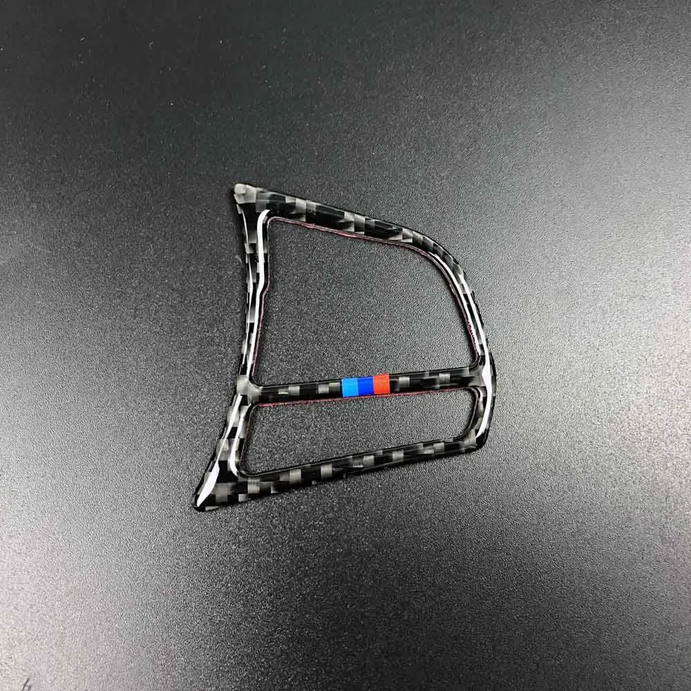 Для BMW 3 4 серии F30 2013-2018 3GT F31 F32 F34 F36Carbon Fiber кнопки для руля рамка накладка наклейка
