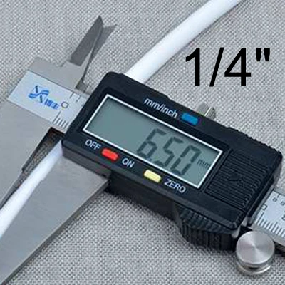 OD 6.5mm X ID 4mm PE трубы водоочистителя трубки диспенсер для воды аксессуары 1/" 3/8" 5/1" PE пищевой 5 м получить резак бесплатно в одном заказе - Цвет: OD 6.5mm X ID 4mm