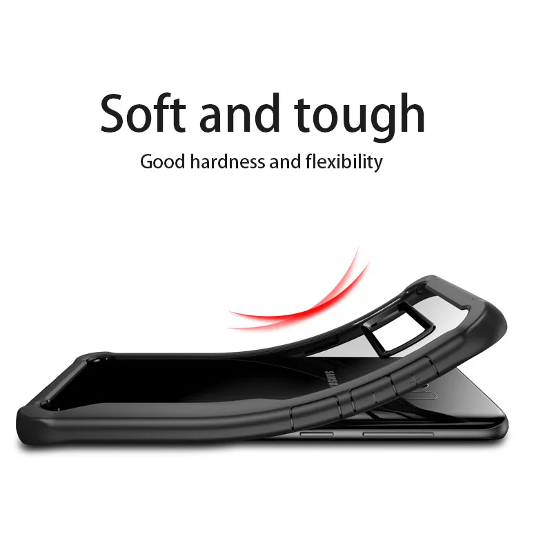 Чехлы для телефонов Samsung Galaxy S9 прозрачный противоударный чехол A8 Plus 2018 S8 |
