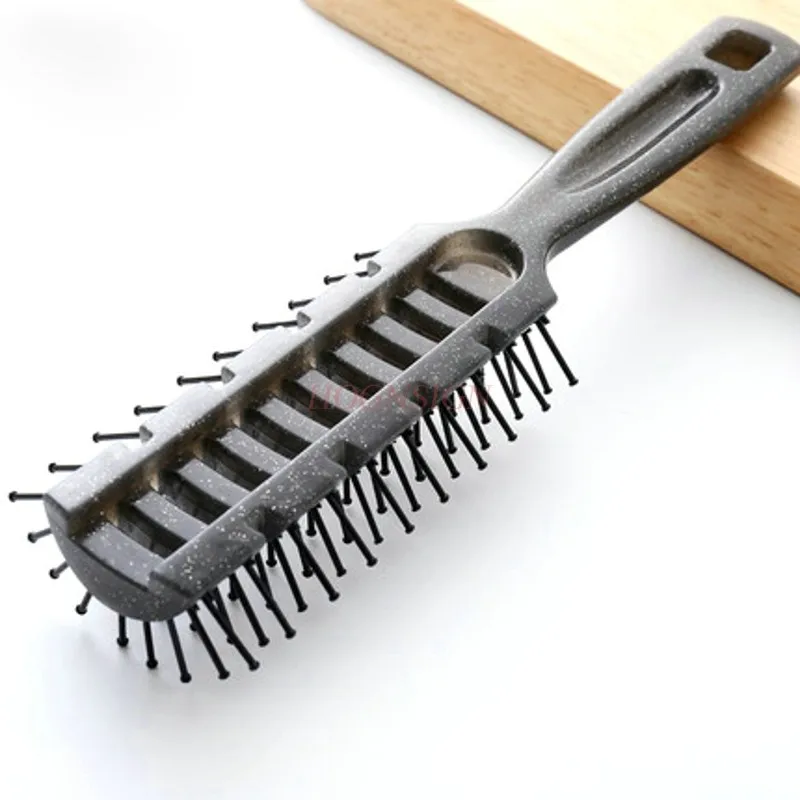 Men Professional Retro Oil Head Big Back Shape Comb Ribs Combs Home Hair Salon Roll Hairbrush Hairdressing Supplies Straight | Красота и