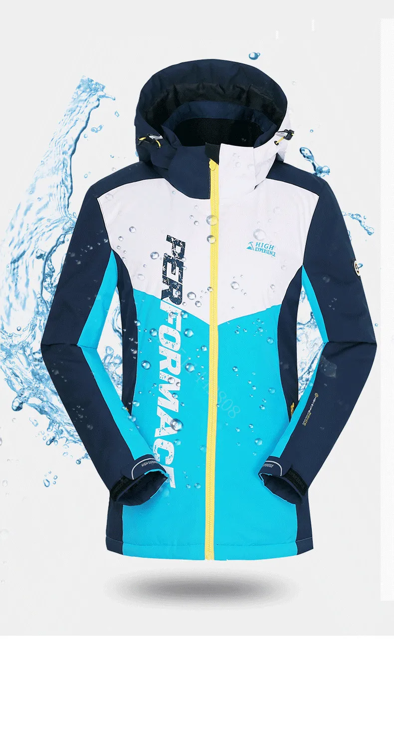 High Experience Women Ski Sets Mountain Skiing Outdoor Winter Warm Sport Suits Ladies Snow Clothing Ski Jacket Female Ski Suit