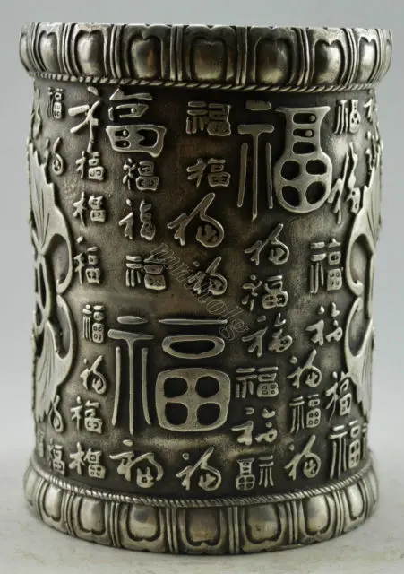 Изысканный китайский коллекционный декорированный старинный тибетский