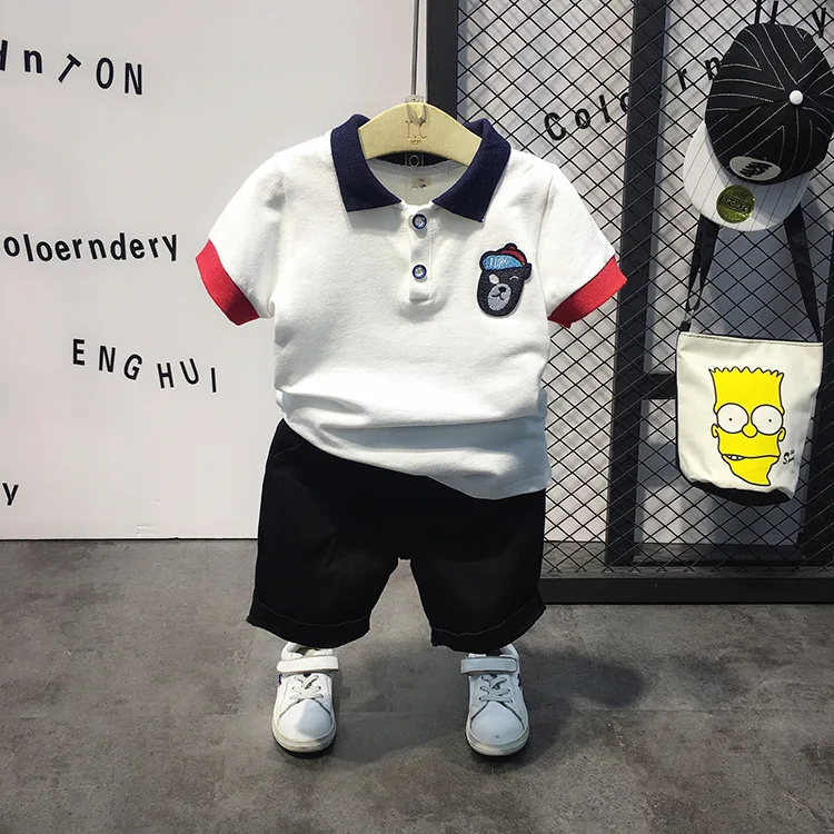 Хлопковая футболка и штаны для мальчиков на возраст 2-7 лет | Детская одежда обувь