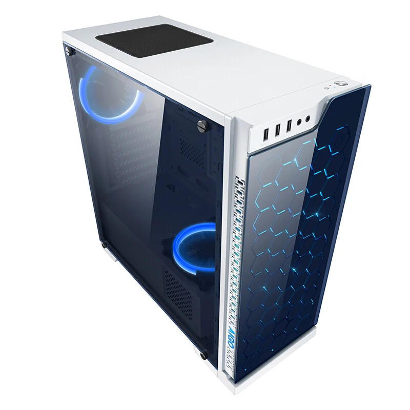 DIY настольный игровой компьютер ATX чехол с поддержкой ATX/ Micro материнская плата по