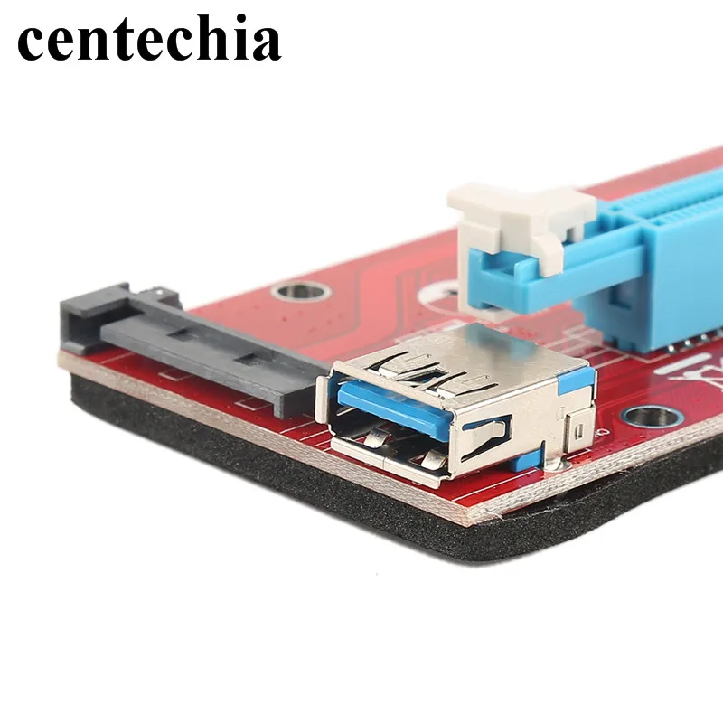 Карта расширения PCI Express 60 см 4 цвета кабель передачи данных от 1x до 16x USB 3 0 SATA к
