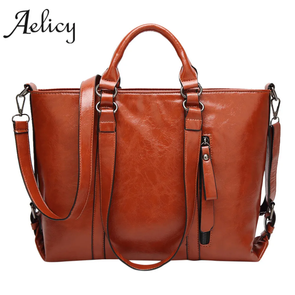 Женская кожаная сумка Aelicy винтажная высокого качества|designer leather handbags|leather