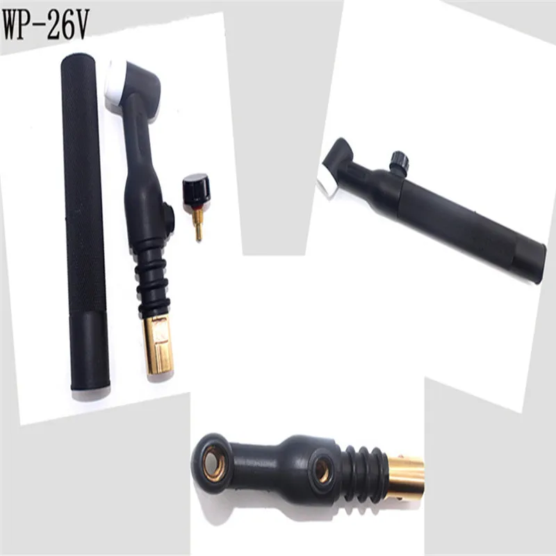 Новое поступление WP-26/26F/26В Tig сварочный фонарь черная гибкая головка насадка газ с охлаждением факел 26 серии сварочные аксессуары