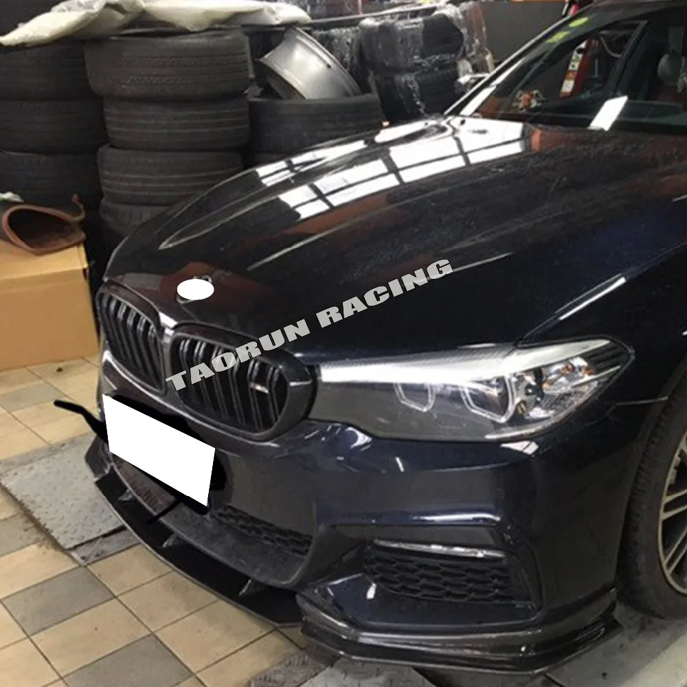 FD Стиль углеродного волокна переднего бампера подбородка губы для BMW G30 седан G31