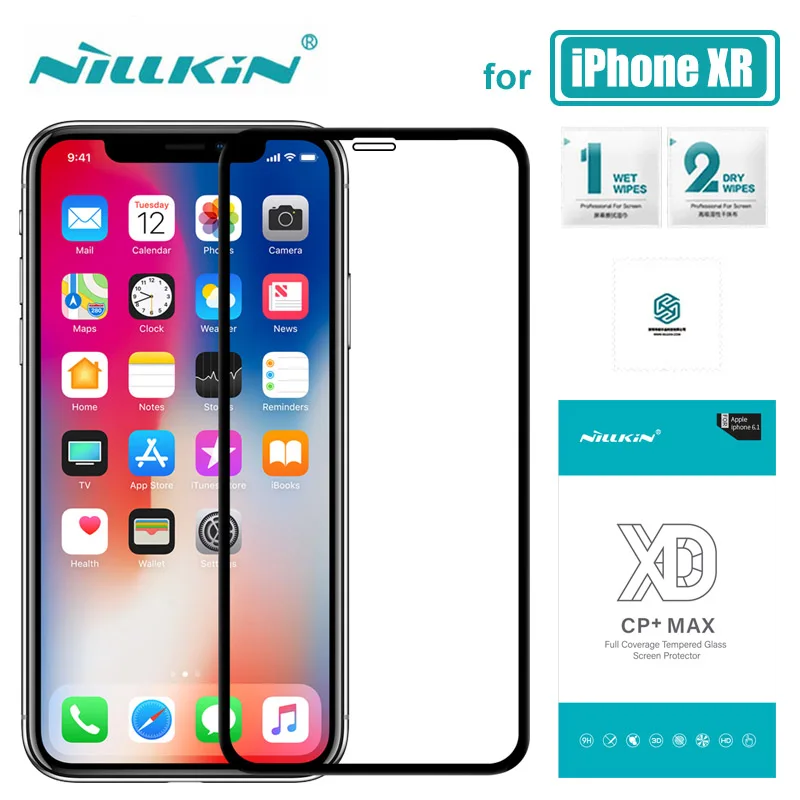 Закаленное стекло Nillkin XD CP + Max для iPhone XR 3D Защита экрана Nilkin | Мобильные телефоны и
