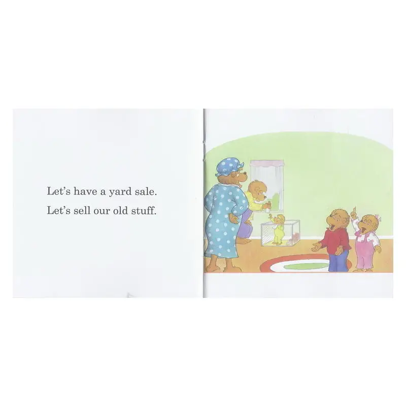 12 Books/Set I Can Read Phonics My First Berenstain Bears English Picture Book Children Pocket Story | Канцтовары для офиса и