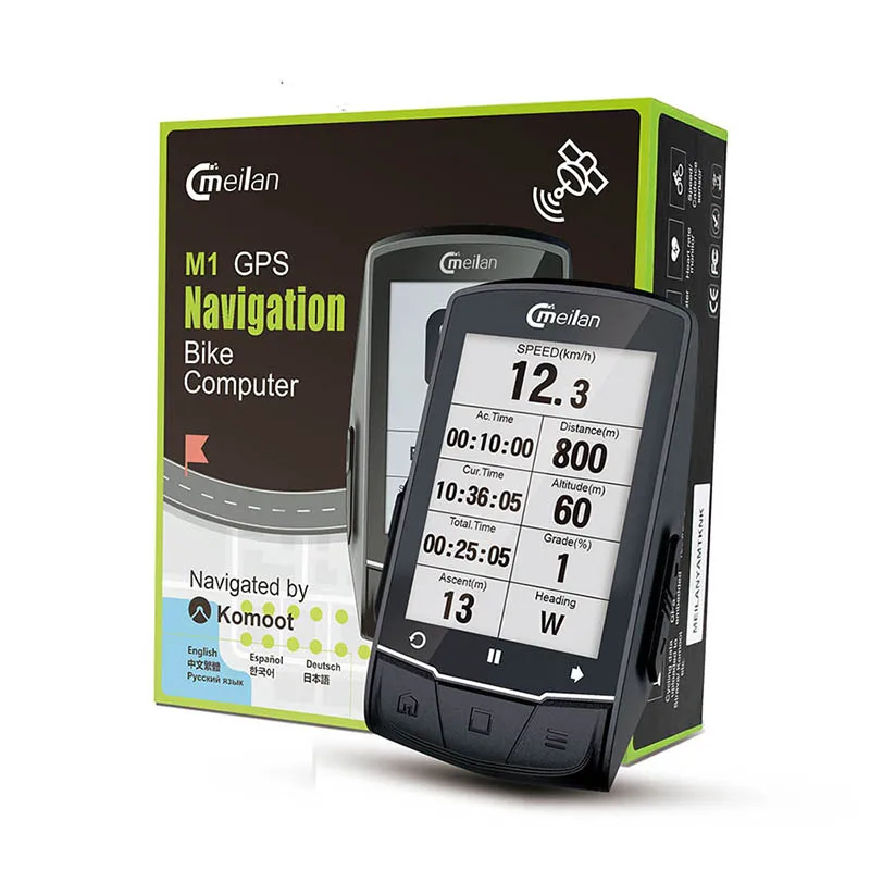 Велосипед Компьютер GPS Meilan 2 6 дюймов беспроводной Спидометр поддержка