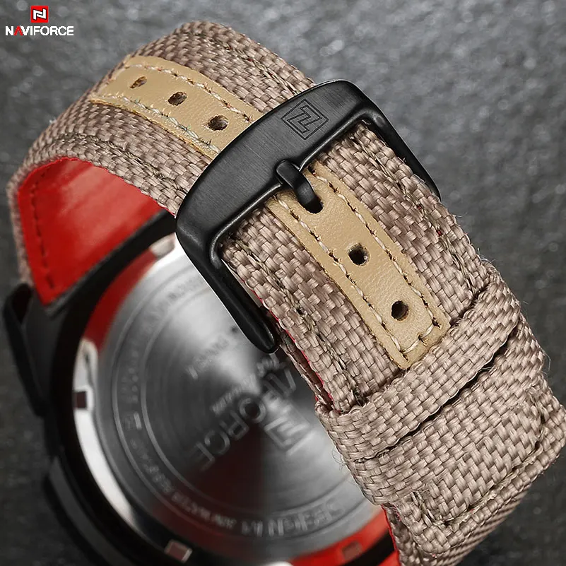 Часы NAVIFORCE Мужские кварцевые спортивные роскошные брендовые модные повседневные