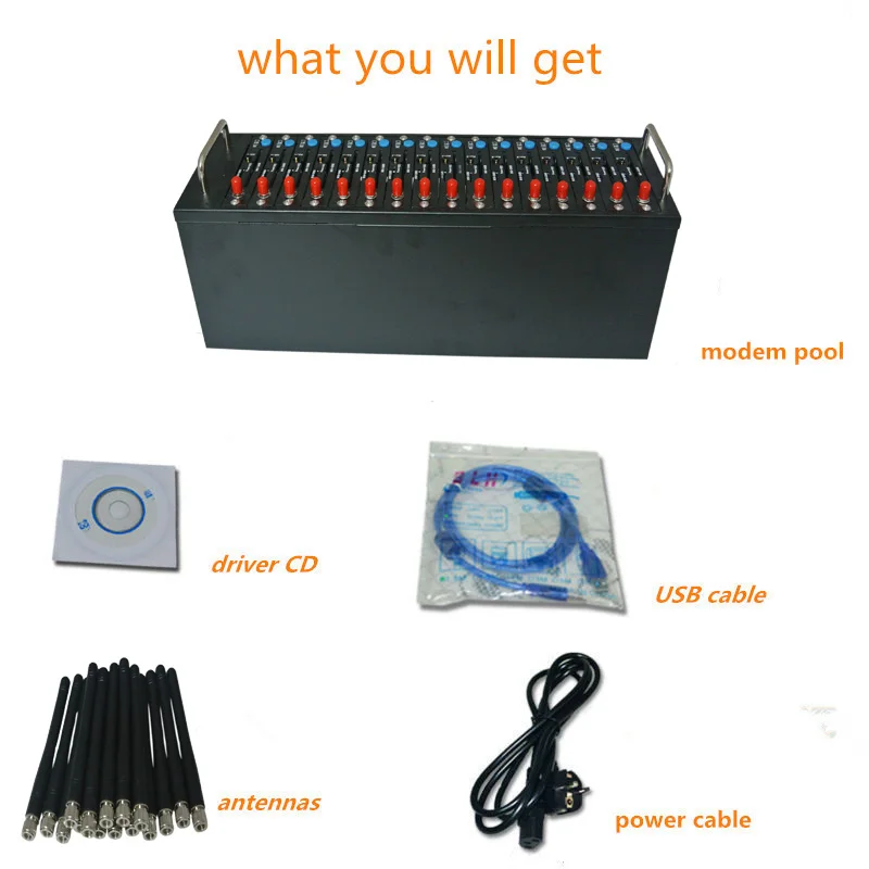 Устройство для отправки смс 16 портов wavecom gsm модем с бесплатным программным