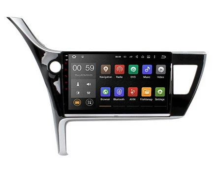 ANDROID 8 0 OCTACORE для TOYOTA COROLLA WIFI GPS BLUETOOTH легко подключить Зеркало Ссылка FULL HD с