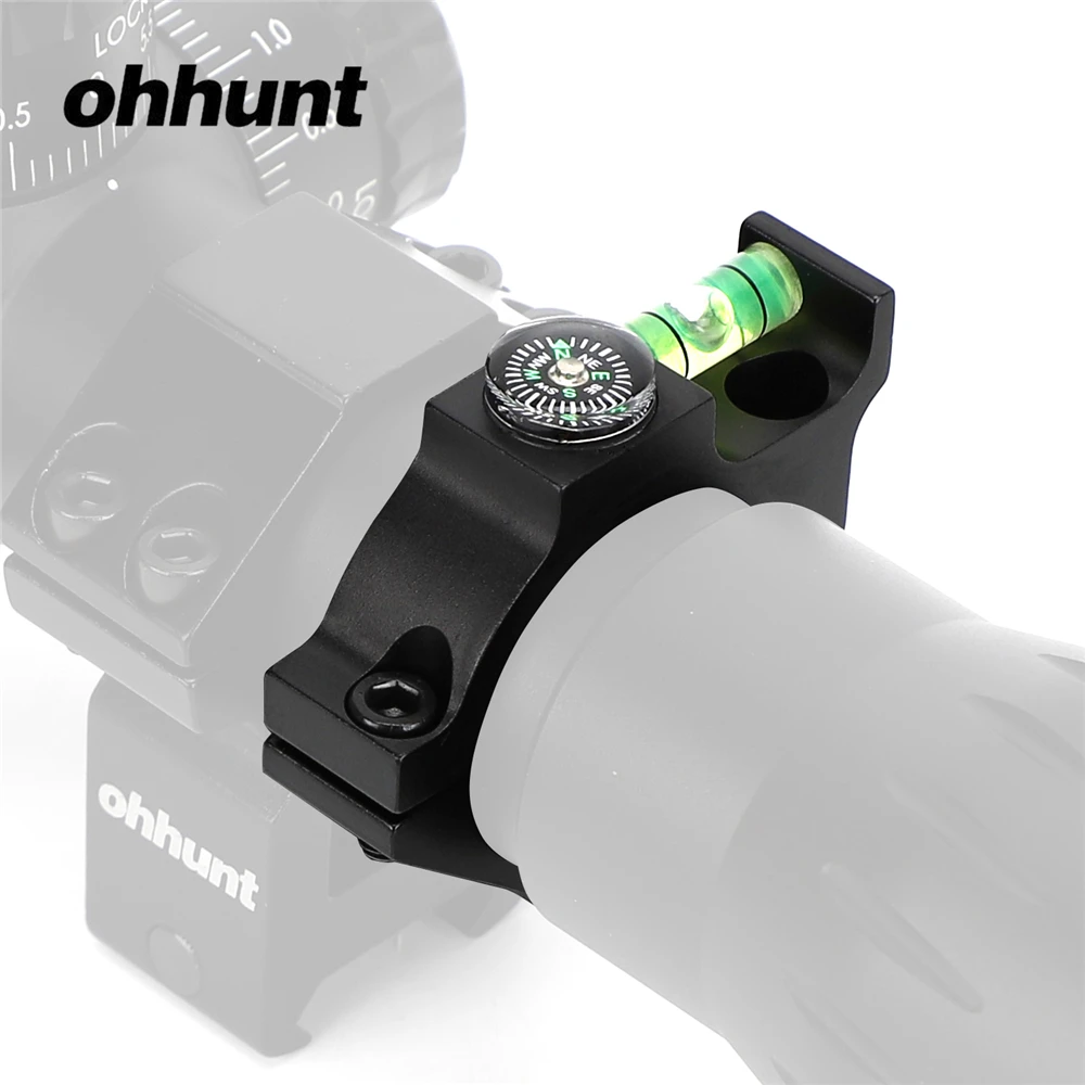 Прицел для охоты ohhunt 25 4 мм 30 34 трубчатый пузырьковый уровень с компасом