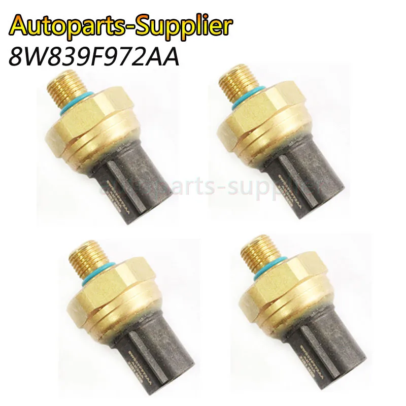 

4 pcs/lot New 8W839F972AA 8W83-9F972-AA Fuel Injection Rail Pressure Sensor Switch ICP For Ford Volvo Land Rover