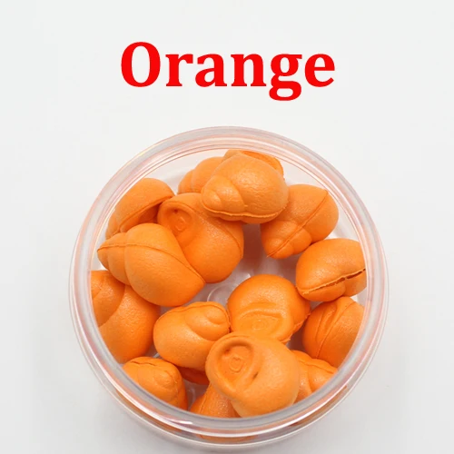 15 шт., приманка для ловли карпа, Boilie, форма улитки, Pop Up Boilies, No Scence, поддельная пена, кукурузная приманка, Эва, приманка, Способ подачи, рыбалка - Цвет: Orange