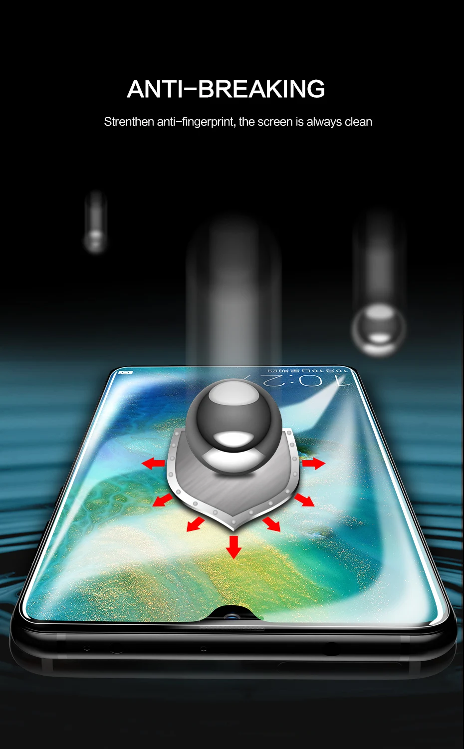 Защита экрана SmartDevil для huawei P20 20 Pro mate 20X P30 pro 10 Pro Полное покрытие HD Прозрачная Гидрогелевая пленка высокой четкости