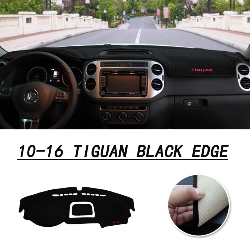 Applicable to Volkswagen Tiguan / New L car dashboard pad black carpet sun mat interior cover styling accessories | Автомобили и