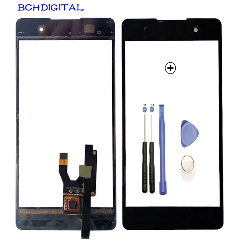 Сменный сенсорный экран SN031 черный для SONY Xperia E5 F3311 F3313|Экраны мобильных телефонов|
