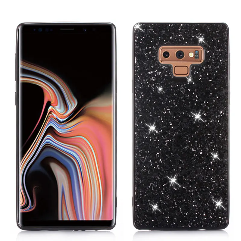 Showkoo Glitter Phone Case For Samsung Galaxy Note 9/Note 8 TPU Silicone Soft Bling Back Cover 9 Fundas |