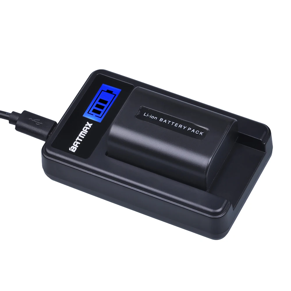 Аккумулятор для фотоаппарата и зарядное устройство USB с ЖК-дисплеем SONY HDR CX390 290E