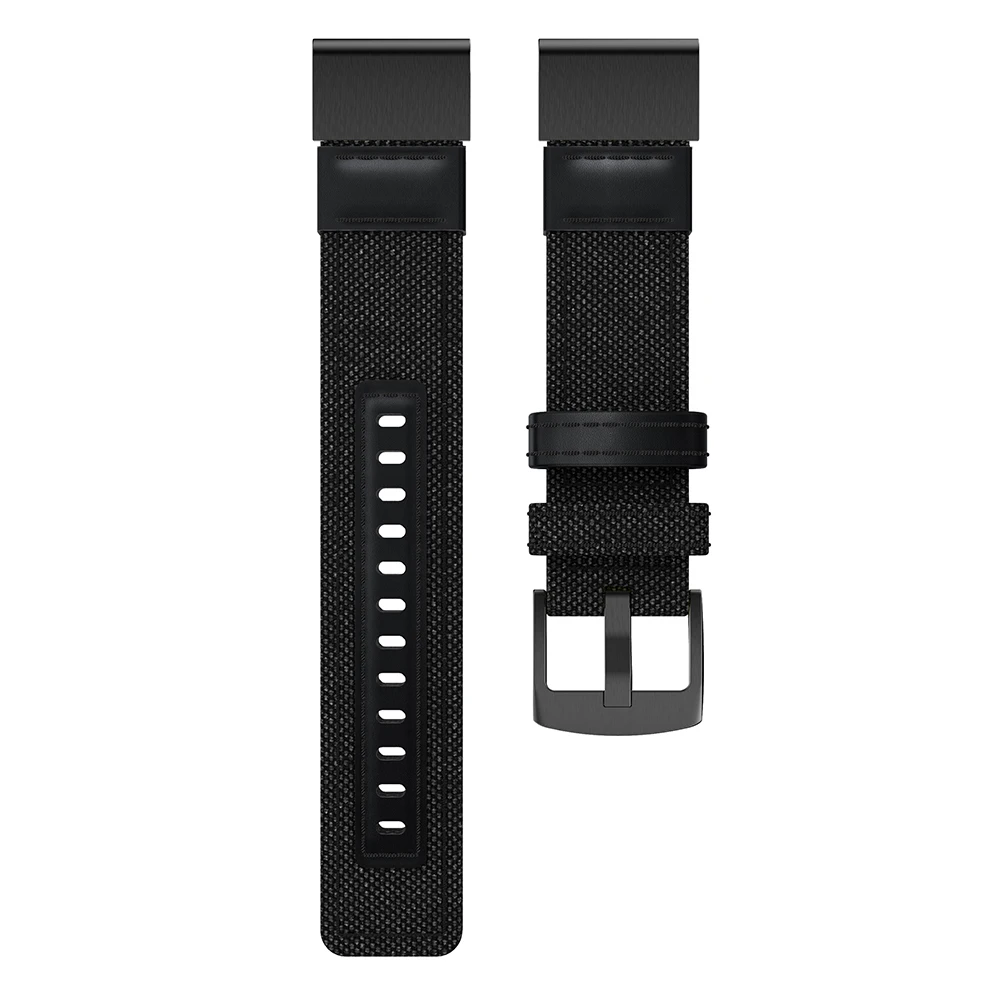 Ремешок Quick Fit для Garmin Fenix 5X/Fenix 6X gps Смарт-часы ремешок нейлоновый кожаный наручный для Garmin Fenix 5/Fenix 6 ремешок для часов
