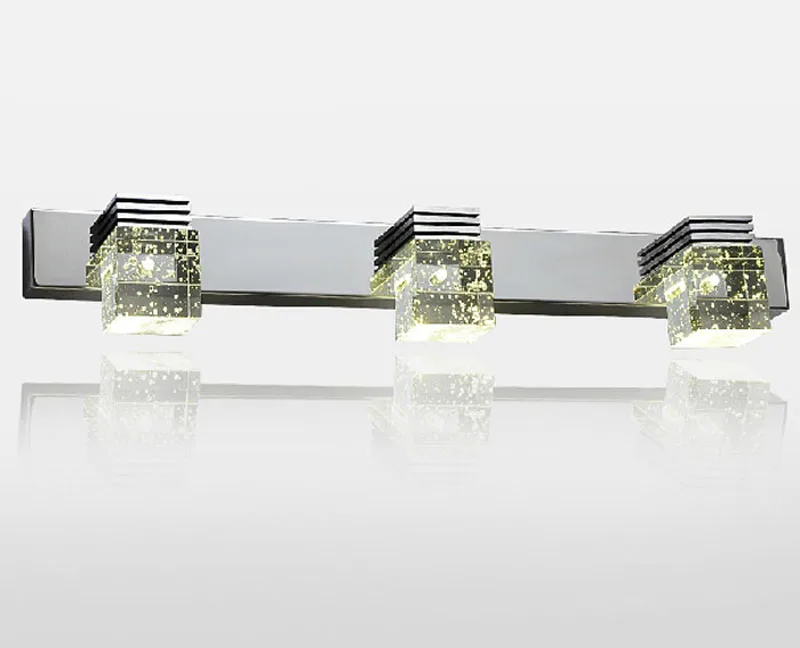 Хрустальный настенный светильник Z для ванной комнаты 3 светодиодный х3 Вт|crystal
