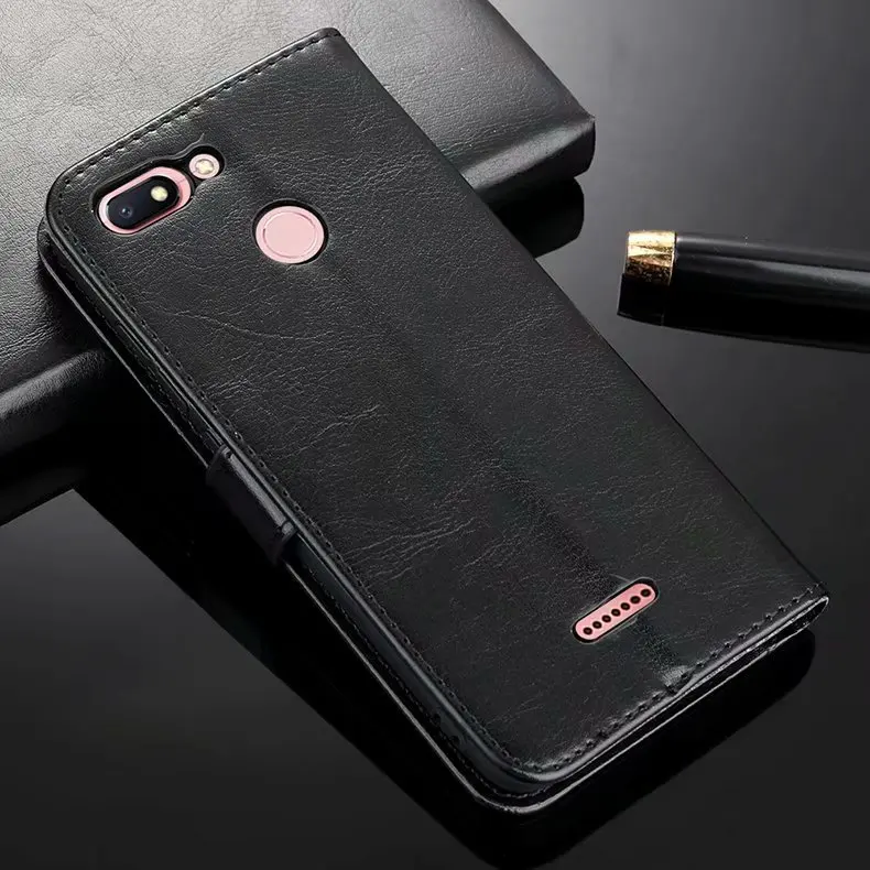 Для Xiaomi Redmi 6 Флип кейс для 6a чехол HQ флип кошелек кожаный 6A A 2GB 16GB чехлы