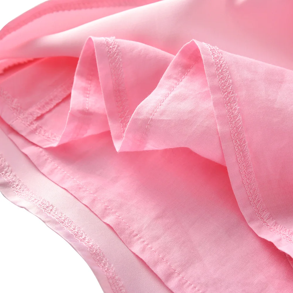 

2018 New Fashion Baby Kids Elegant Princess Party Loose Pink Dress For Girls Children Clothes Summer Vestidos Dresses Clothing