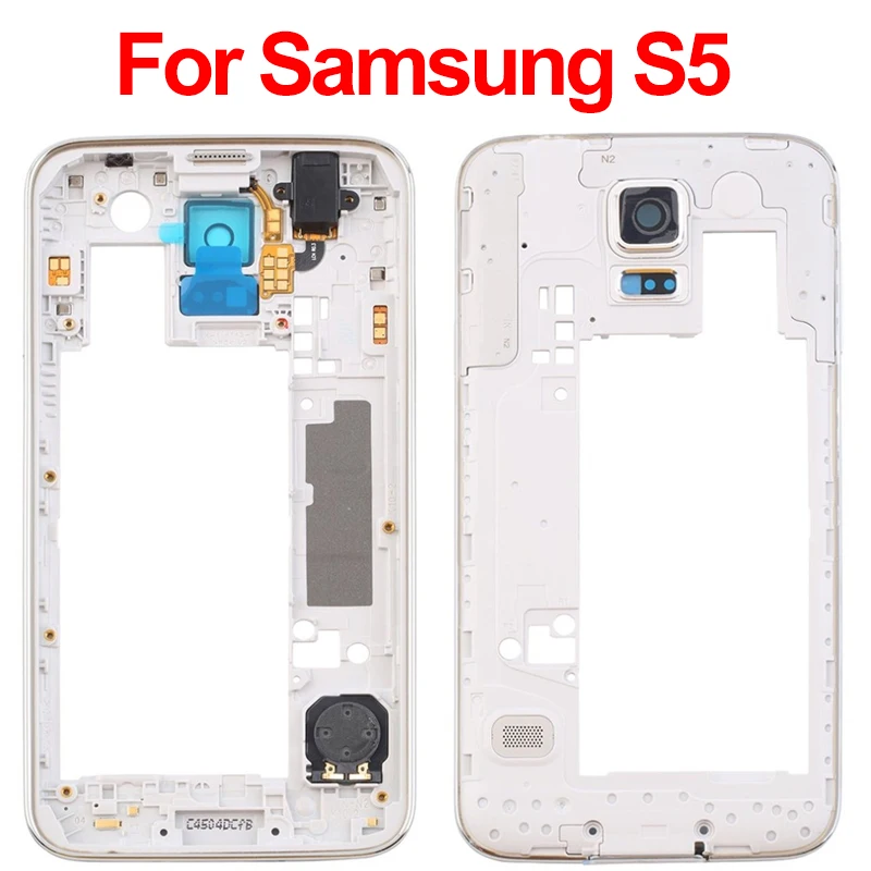 Оригинальная средняя задняя рамка Корпус пластина задний корпус для Samsung Galaxy S5