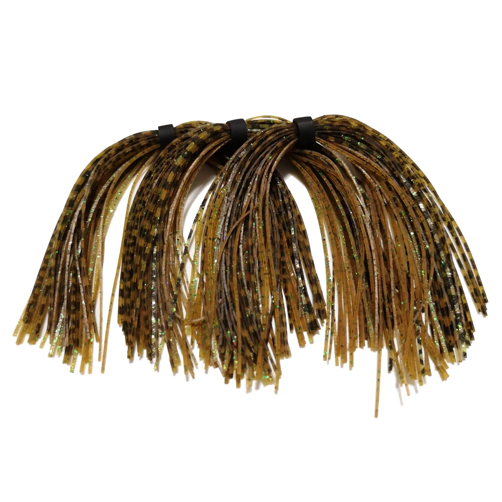 10 пучков SF046 44/49 нитей Силиконовые юбки рыболовные аксессуары DIY Buzzbaits Spinner Buzz Bait