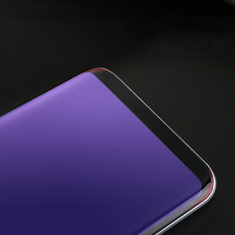 Анти Blu-Ray 3D изогнутые закаленное Стекло пленка для Samsung Galaxy S8 S9 плюс Примечание 9 8 Экран протектор полный защитный Стекло фильм