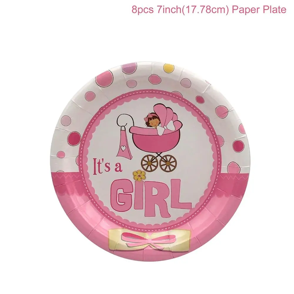paper plate 8pcs A Huiran 10 шт., открытки, советы по предсказанию ребенка, сувенирная игра, декор для детского душа, крестины, декор для мальчиков и девочек, товары для дня рождения - Цвет: paper plate 8pcs A
