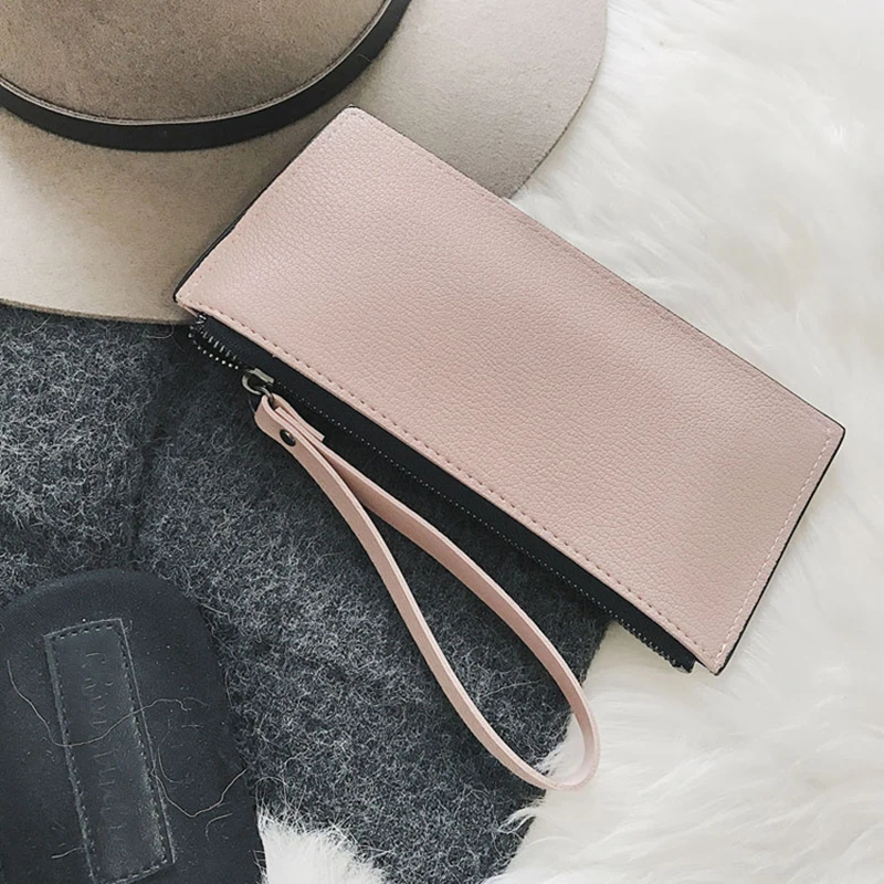 

New Fashion Cute Women's Hasp Wallet PU Leather Handbag Female Zipper Clutch Coin Purse Ladies Clutch Wallet Card Holder