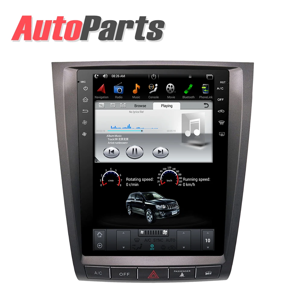 Автомобильный GPS навигатор в стиле Tesla без DVD плеера для Lexus GS GS300 GS460 GS450 GS350