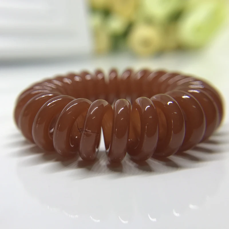 

10Pcs/lot Fashion Women Elastic Hairbands Colored Telephone Line Rubber Hair Rings Ropes for Women Girls Hair Accessories