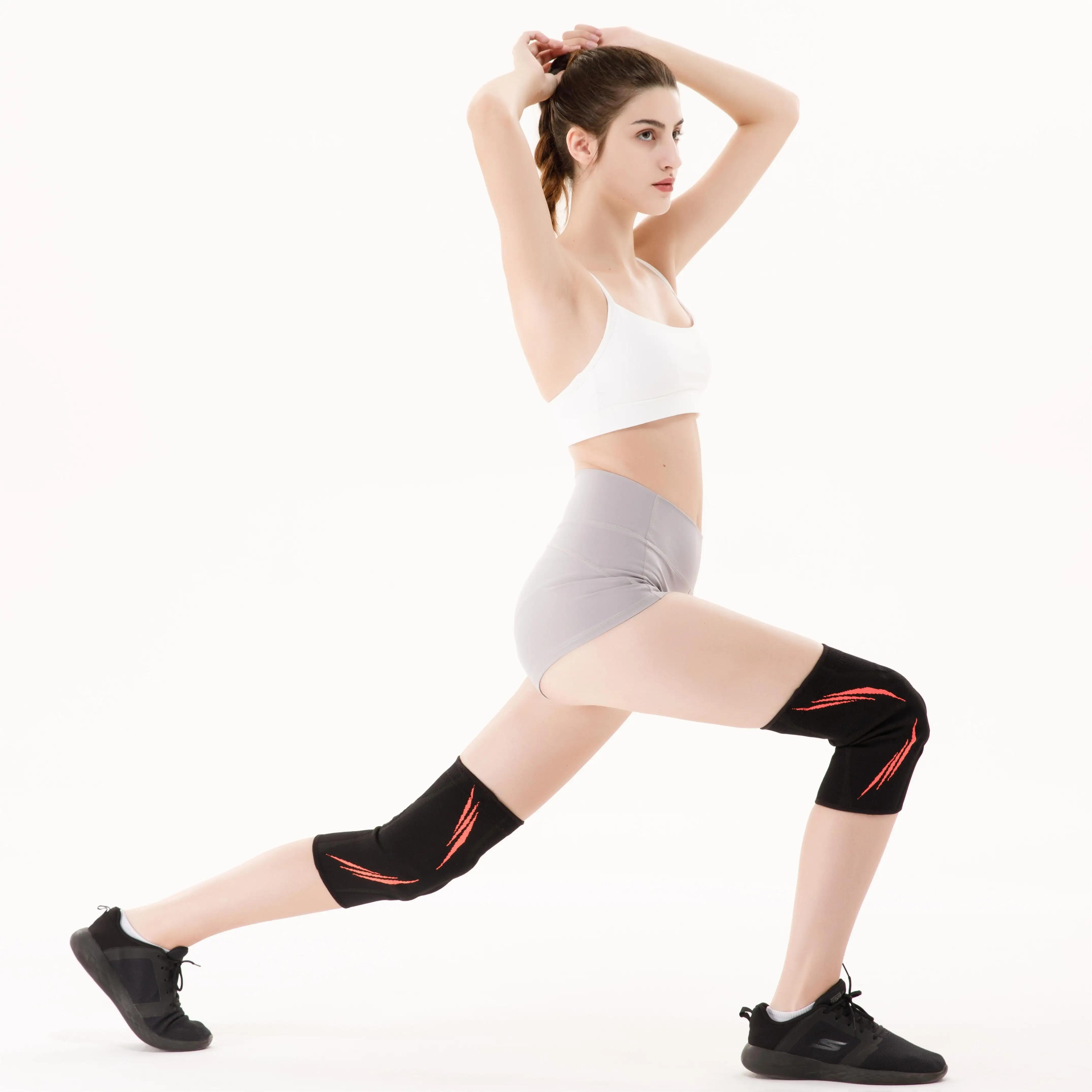 

Veidoorn (1 pcs) thick compression knee pads support for weightlifting cross training powerliftimen Basketball Sport