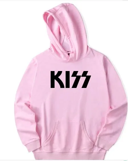 KISS Толстовка С Логотипом Группы Хлопок Зима подростковые Генные симмоны Пол