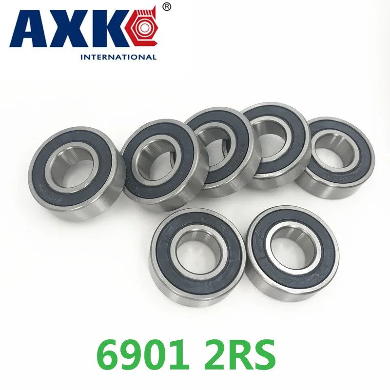 Axk 6901 2rs Abec-1 (10 шт.) 12x24x6 мм метрические тонкие подшипники 61901rs 6901rs | Обустройство