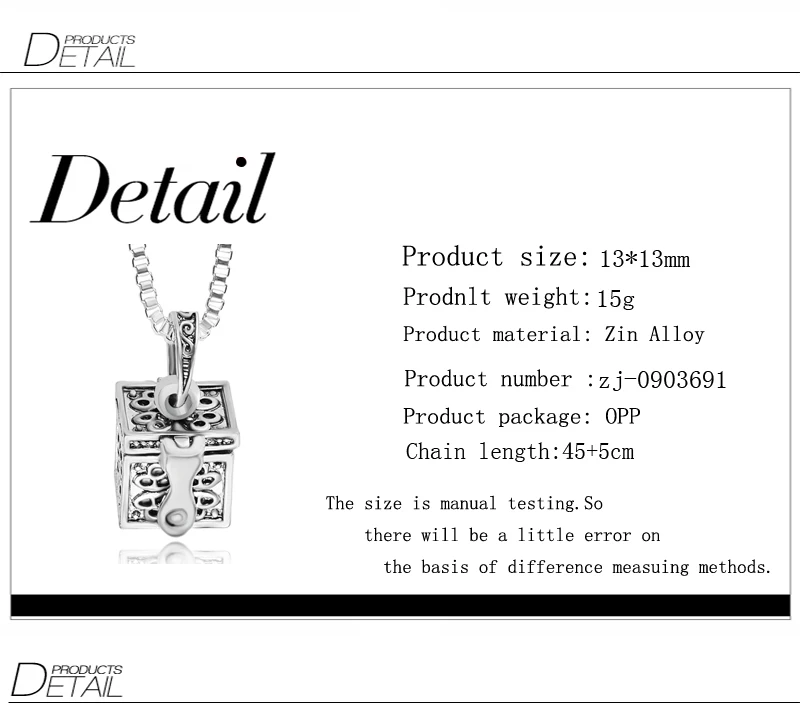 Подарок на день Святого Валентина молитвенная коробка пепельница висячий кулон