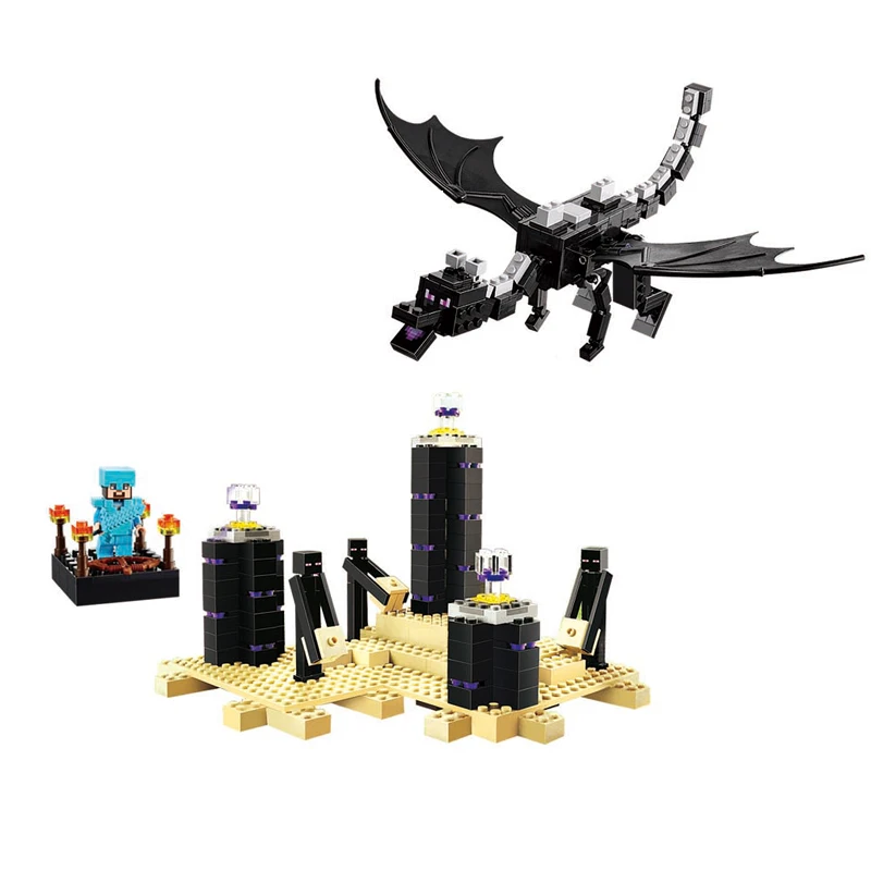 Бела 10469 Совместимость Legoe лего Minecrafte мой мир зомби 2018 новое здание Конструкторы