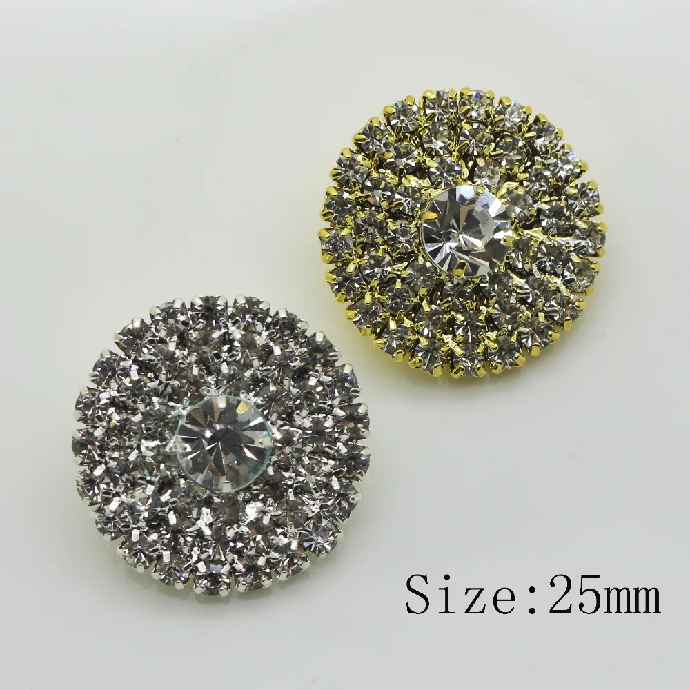 2017 Горячая продажа недвижимости 5 шт круглые пряжки для шитья очень блестящие